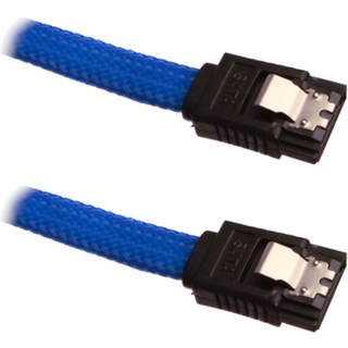 DUTZO Sleeved SATA kabel - Orange - 0.3 m