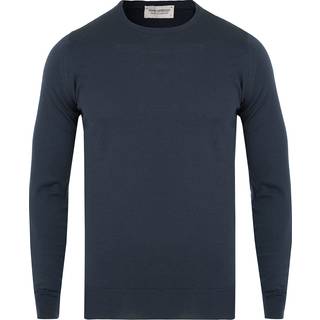 John Smedley Lundy Extra Fine Merino Crew Neck Midnight
