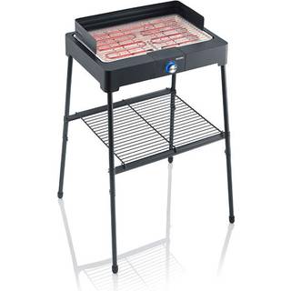 Elgrill m. ben 2200 watt Sort