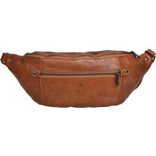 Adax Pixie Yasmin bum bag med lynlås (COGNAC)