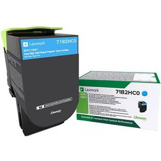 Lexmark Tonerkassette cyan 3.500 sider 71B2HC0