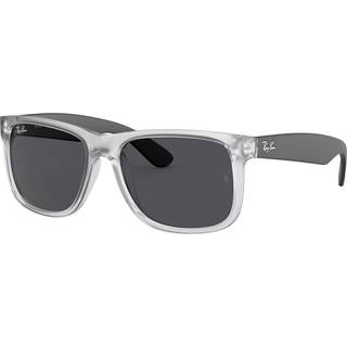 Ray - Ban Mand RB4165 JUSTIN 651287 Solbriller Injiceret Transparent Grå Firkantet Normal