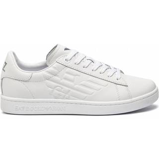 EA7unisex. X8X001_XCC51 Classic Cc læder sneakers hvid (44 2/3), Fast, Blonder, Casual
