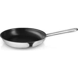 Eva Trio Stegepande Rustfrit Stål - Slip-let Belægning - Ø24 cm.