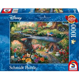 Schmidt Puzzle - Thomas Kinkade: Disney Alice in Wonderland