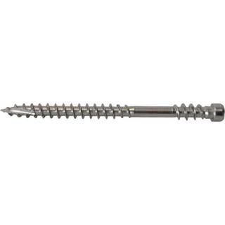 MFT 500301 Terrasseskrue 4,8 mm, TX15, syrefast A4, C5 4,8 x 75 mm, pakke med 200