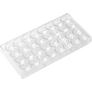 Chokoladeform t/24 stk æg 27 x 13 x 2,5 cm Klar