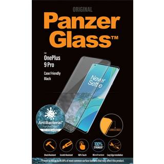 PanzerGlass OnePlus 9 Pro AntiBacterial Skærmbeskyttelse, Sort Kant