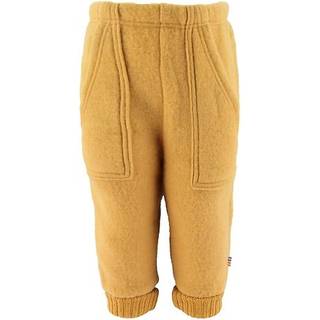 Baggy pants i karrygul blød softuld