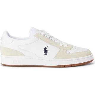 Polo Ralph Lauren CRT Leather/Suede Sneaker White/Navy