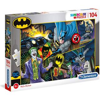 Clementoni: SuperColor Batman - puslespil med 104 dele