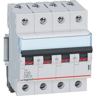 Legrand RX³ MCB automatsikring C16 4pol 4M 6000A