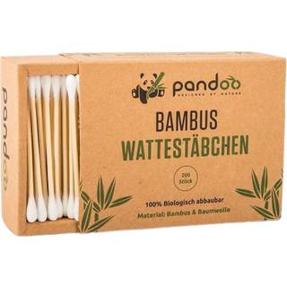 Vatpinde af bambus og bomuld - 200 stk
