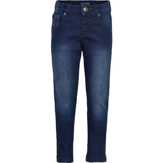 Minymo Drenge Jeans i økologisk bomuld - Dark Blue Denim - 116