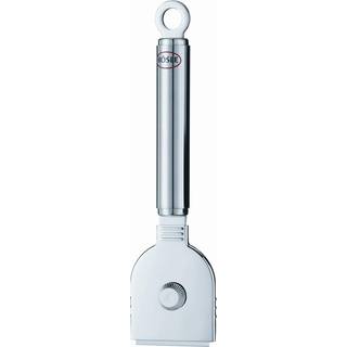 Rösle Reiniger für Glaskeramik-Kochflächen mit Rundgriff - Edelstahl - Silber