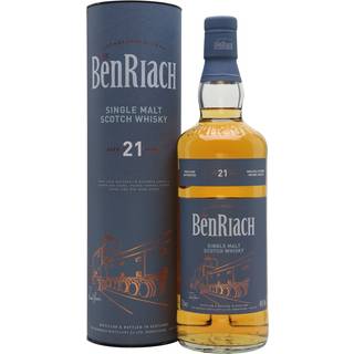 BenRiach 21 Års Single Malt Whisky 46%