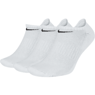 Nike Everyday Cushion-No-Show-træningsstrømper (3 par) - hvid - 42-46