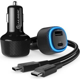 ALOGIC Rapid 2 Port USB-A + USB-C Car Charger 12W + 45W