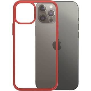 PanzerGlass ClearCase iPhone 12/12 Pro Cover, Mandarin Red