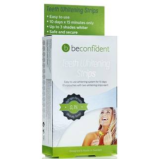 Beconfident Teeth Whitening X3 Strips 10 Days - 20 pcs