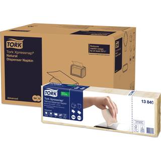 TORK Xpressnap N4 1-lag 9000 stk Natur Interfold Serviet Advanced (13840)