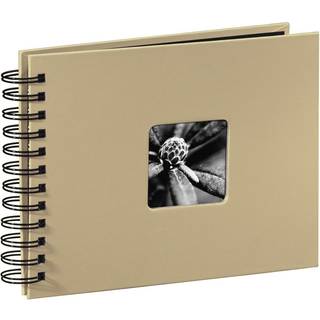 Hama "Fine Art" Spiral Album 24 x 17 cm 50 Black Pages apple green