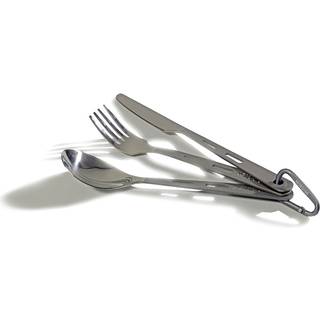 Nordisk Titanium Cutlery (3 Stk.) - Bestiksæt | Matt Silver