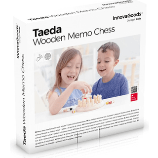 Træ Huskespil Skak Taeda - InnovaGoods