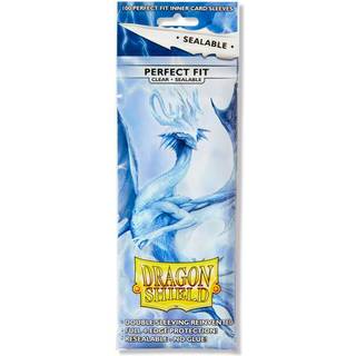 Dragon Shield - 100 Sealable Perfect Fit Sleeves - Clear