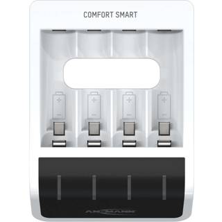 Ansmann Comfort Smart Hurtigoplader med USB-indgang til AA/AAA