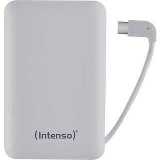 Intenso® Powerbank XC10000 10.000 mAh USB-A/USB-C. Integreret USB-C kabel