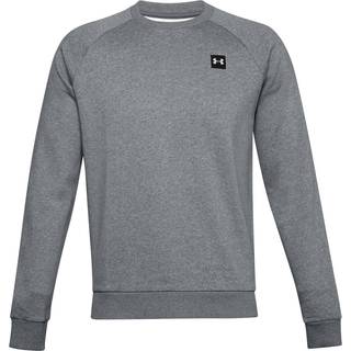 Under armour rival fleece crew sweatshirt herre, sort