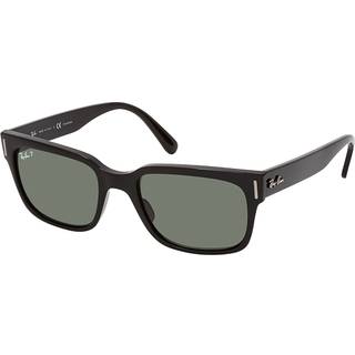 Ray - Ban Mand RB2190 JEFFREY 901/58 Solbriller Acetat Sort Grøn G15 Firkantet Polariseret