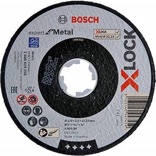 BOSCH Sæt af 25 - X-LOCK Expert for Metal, 125x 2,5x 22,23, til lige snit 125x2.5