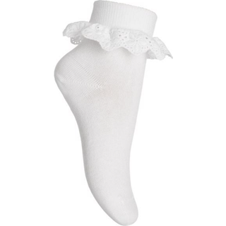 MP Denmark Ankel Strømper M. Blonde - White 01
