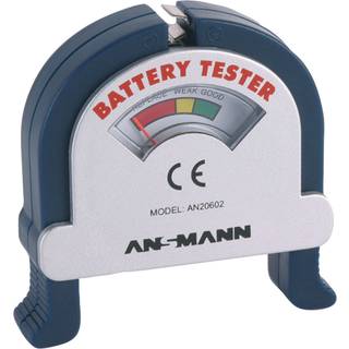 Ansmann Batteritester til alle Alkaline Ni-CD og Ni-MH batterier