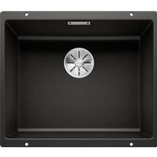 Blanco Subline 500-U, 53 x 46 cm, køkkenvask i SILGRANIT - Sort
