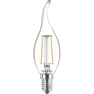Philips led kertepære 25w e14 klar