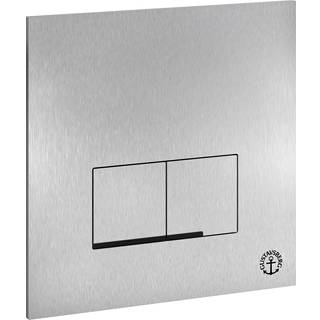 Gustavsberg Triomont XS Betjeningsplade Duo Rustfri