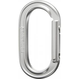 Oval Keylock Karabin - Black Diamond - Sølv