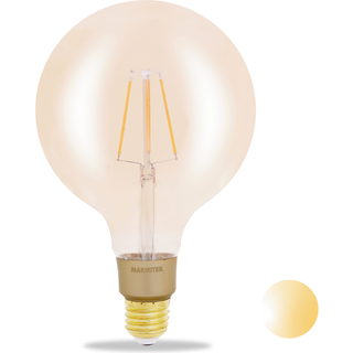 Marmitek Smart Wi-Fi LED glødelampe XXL E27 6W i varm hvid