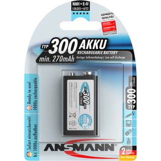 Ansmann Max-E - 9V 300mAh Ready2use batteri