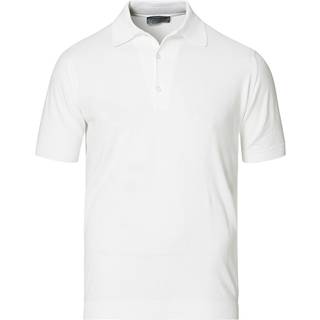 John Smedley Herren Polo-Shirt weiß,weiß unifarben