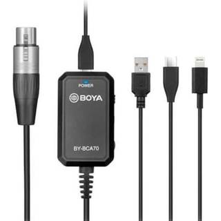 Boya BY-BCA70 mikrofonadapter USB-A / USB-C / Lightning