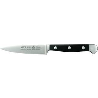 Güde Alpha Spickmesser 10 cm - CVM-Messerstahl - Griffschalen Hostaform - Schwarz,Silber