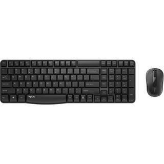 Rapoo RAPOO Tastatur/Mus Sæt X1800S Trådløs 2.4GHz Sort 6940056184238