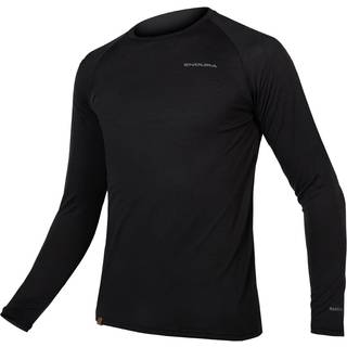 Endura Baabaa Blend Langarm Baselayer Funktionsshirt Herrer størrelse XL farve sort