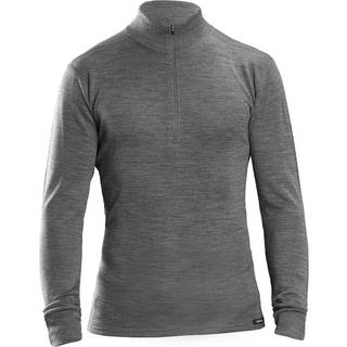 Undertrøje GripGrab Merino Bamboo 1/2 Zip Langærmet grå XS