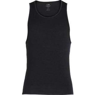 Icebreaker Men's Anatomica Tank Black, Black/Monsoon, L