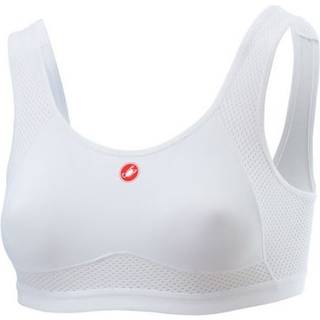 Castelli Rosso Corsa Sports BH Hvid - Størrelse X-Large
